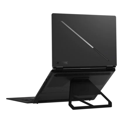 Rear view of ASUS ROG Zephyrus Duo 2026 showing kickstand design and ventilation system
