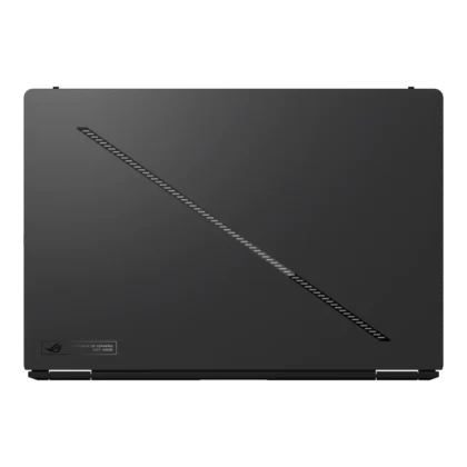 Top lid of ASUS ROG Zephyrus Duo 2026 with diagonal design accent and ROG branding