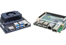 Banana Pi BPI-SM10 Released With RISC-V K3, Dual M.2 Edge Platform Banana Pi BPI-SM10 single board computer showing USB Ethernet HDMI ports and cooling fan