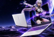 Colorful Hidden Star P16 Pro Gaming Laptop Arrives With RTX 5060, i9-13900HX Colorful Hidden Star P16 Pro gaming laptop shown in fantasy themed promotional image with open display and silver chassis