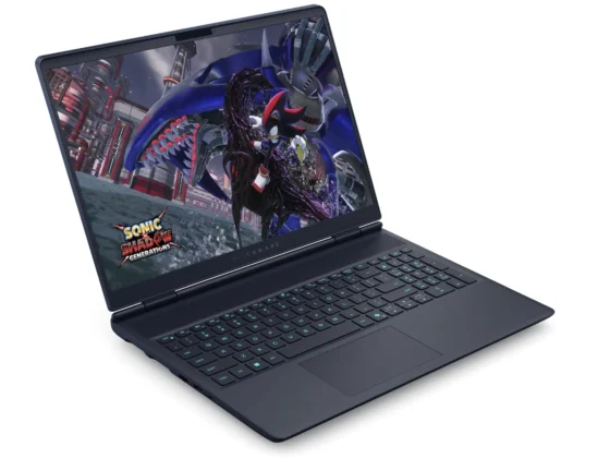 Dell Alienware 16X Aurora 2026 open laptop showing gaming display and full keyboard