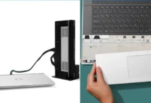 Framework Laptop 16 Arrives 128Gbps OCuLink 8i Dev Kit, First PCIe x8 eGPU Support Framework OCuLink 8i Dev Kit connected to laptop showing external GPU dock and internal laptop access