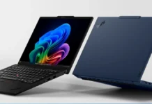 Lenovo ThinkPad T14 Gen 7 Launch Upgradeable LPCAMM2 RAM and 120Hz OLED to Global Markets Lenovo ThinkPad T14 Gen 7 laptops in black and blue showing front and rear design