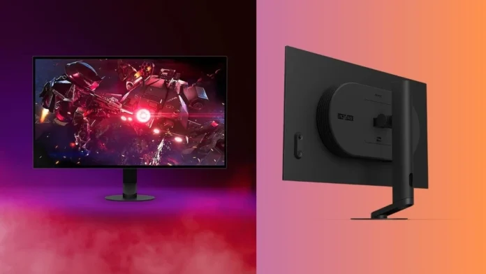 Sony INZONE M10S II gaming monitor showing high-action gameplay with vibrant colors and thin bezels