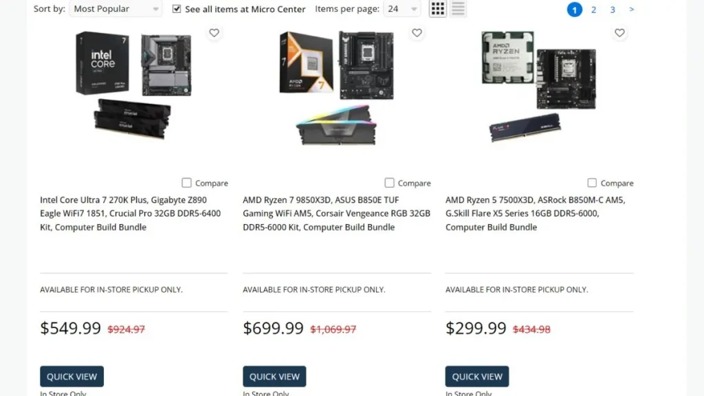 Micro Center's $499 Ryzen 7 9850X3D Combo Effectively Gives Away a Free B850 Motherboard 1 AMD Ryzen 7 9850X3D processor box alongside an ASUS TUF Gaming motherboard and Corsair Vengeance DDR5 RAM