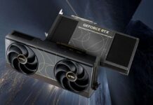 ASUS ProArt RTX 5090 Brings Slim 2.5-Slot Design and USB-C Back for Creator PCs ASUS ProArt GeForce RTX 5090 graphics card promotional render showing front and rear cooling design