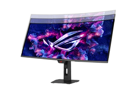 ASUS ROG Strix OLED XG34WCDMS ultrawide curved gaming monitor design