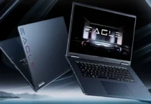 Gigabyte Adds New 16-Inch Gaming Laptops With RTX 5070 and 165Hz Displays GIGABYTE EAGLE GL6J gaming laptop design showing front and rear chassis styling