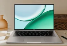 Honor Notebook X14 2026 Becomes First Intel Wildcat Lake Laptop Available at Retail Honor Notebook X14 laptop placed on a desk with display turned on