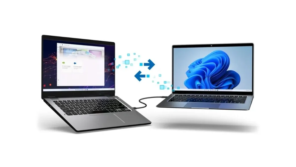 Intel Thunderbolt Share transferring files and settings from an old laptop to a new Windows laptop