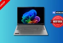 Deal | Lenovo IdeaPad Pro 5 AI With RTX 5050 Falls to $793, Over $600 Off Lenovo IdeaPad Pro 5 AI laptop featured in a PCVenus deal graphic highlighting a major price drop on the RTX 5050 model