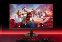 Lenovo Lecoo 27-inch Gaming Monitor Launches With 210Hz 1440p IPS Panel Lenovo Lecoo N2757Q 27 inch QHD gaming monitor with slim bezels and gaming setup