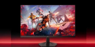 Lenovo Lecoo 27-inch Gaming Monitor Launches With 210Hz 1440p IPS Panel Lenovo Lecoo N2757Q 27 inch QHD gaming monitor with slim bezels and gaming setup