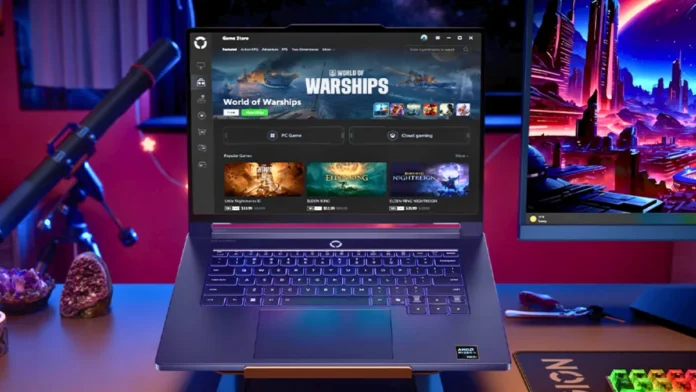 Lenovo Legion 7a Gen 11 gaming laptop running games