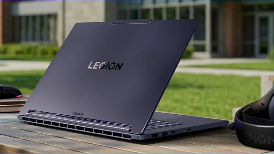Rear design of Lenovo Legion 7a Gen 11 gaming laptop