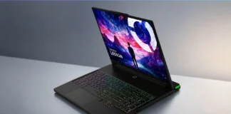 Lenovo YOGA 360 16 N1X Certified With 140W Adapter as Legion N1X Leak Grows Lenovo YOGA 360 16 N1X gaming laptop with RGB keyboard and Lenovo Legion wallpaper