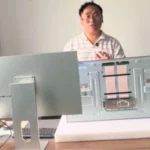 Possible LG OLED Panel Supports 4K 144Hz and 1K 480Hz Dual Modes 1 Backside view of an LG OLED panel shown during a hardware presentation