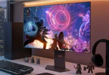 LG Releases UltraGear 32GX870B Gaming Monitor With 4K 240Hz OLED, Now Up for Pre-Order LG UltraGear 32GX870B gaming monitor displaying gameplay on a desk with keyboard, PC, and headphones