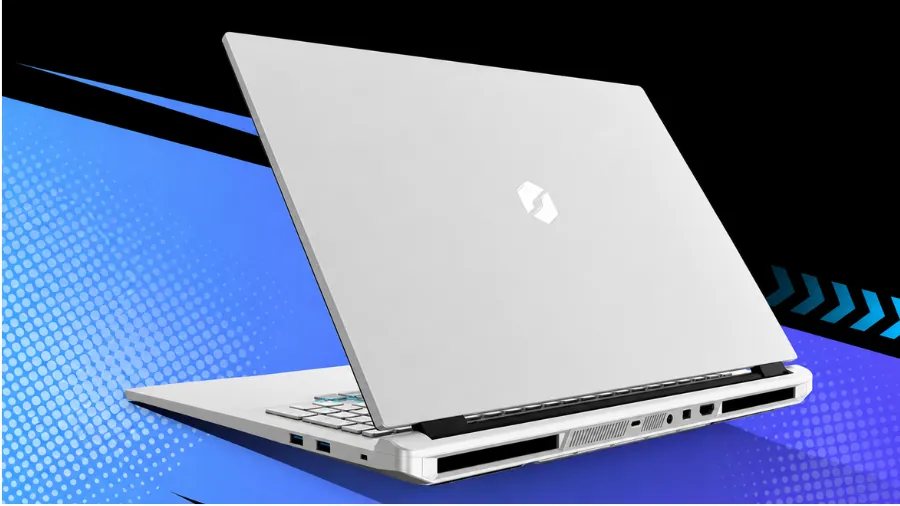 Mechrevo 18 Pro laptop rear design showing cooling vents and ports