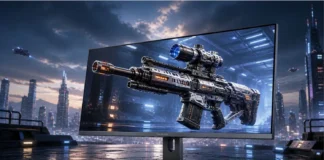 Mechrevo Releases MZF25F400 Monitor With 420Hz, 24.5-Inch Fast IPS Panel Mechrevo MZF25F400 monitor showing fast IPS panel with gaming scene on screen and slim stand design