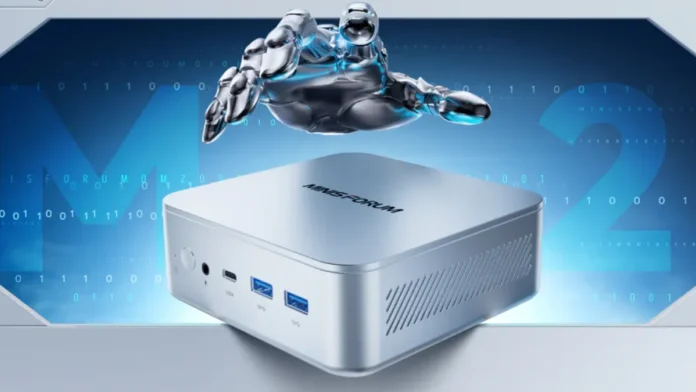 Minisforum EliteMini M2 compact AI workstation render