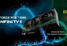 Palit Launches GeForce RTX 5080 Infinity 3 with Triple-Fan Blackwell Cooler Palit GeForce RTX 5080 Infinity 3 triple fan GPU with black design and TurboFan 4.0 cooling