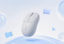Rapoo C10 AI Mouse Launches With Doubao Button Rapoo C10 AI mouse promotional render with floating design