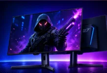 Thunderobot Launches ZQ27F540E 540Hz Gaming Monitor With 720Hz Mode Thunderobot ZQ27F540E curved OLED gaming monitor front view with vibrant display