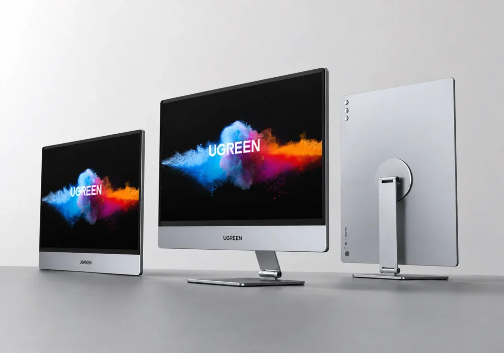 Ugreen Releases AP16 Portable Monitor With 2.5K, 165Hz Display and 500-Nit Brightness 3 Front and rear design view of the Ugreen AP16 portable monitor