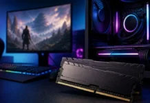 Microsoft Recommends 32GB RAM as “No Worries” Standard for Windows 11 Gaming Gaming PC with DDR5 RAM modules showing why 32GB RAM is recommended for Windows 11 gaming