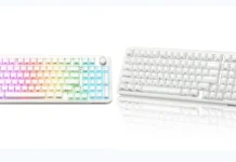YUNZII Launches X98 Solid Mechanical Keyboard With QMK/VIA, Tri-Mode Wireless Two YUNZII X98 keyboards showing RGB and standard lighting modes