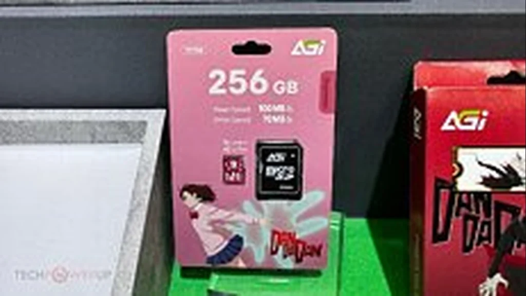 AGI Brings New DDR5 Memory and Storage Drives to Computex 2026 7 AGI 512GB microSD card with A2 and V30 performance ratings.