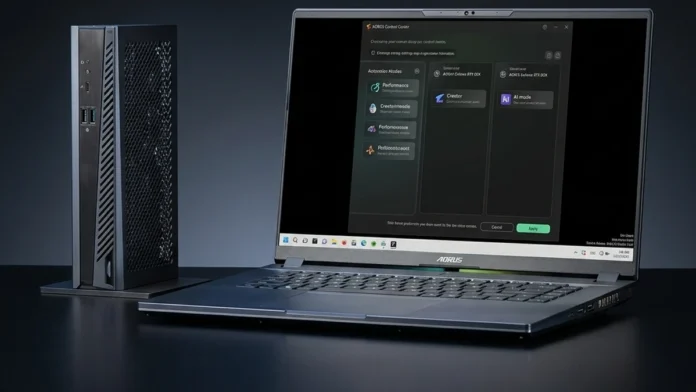 GIGABYTE AERO X16 Copilot+ PC GIGABYTE AERO X16 laptop featuring a 2.5K display, AMD Ryzen AI processor, and NVIDIA RTX 5070 graphics