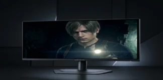 GIGABYTE MO27Q2A 280Hz QD-OLED Monitor Drops Under $450 GIGABYTE MO27Q2A 27-inch QD-OLED gaming monitor displaying a dark gaming scene with deep blacks and high contrast.