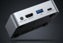 GuliKit Teases New Portable Dock for Nintendo Switch and Upcoming Switch 2 GuliKit portable dock featuring HDMI output, USB port, and USB-C power input for Nintendo Switch consoles
