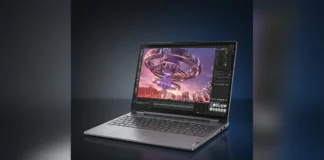 Lenovo ThinkBook 16p 2026 Adds Core Ultra 7 and RTX 5060 Variant Lenovo ThinkBook 16p 2026 laptop displaying a 3D content creation workflow on its 16-inch high-resolution display.