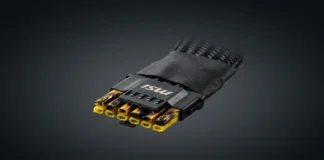 Melted Power Adapter Ruins $3,000 GeForce RTX 5090 Burned MSI 12V-2x6 power connector showing heat damage on multiple pins used with a high-end graphics card.