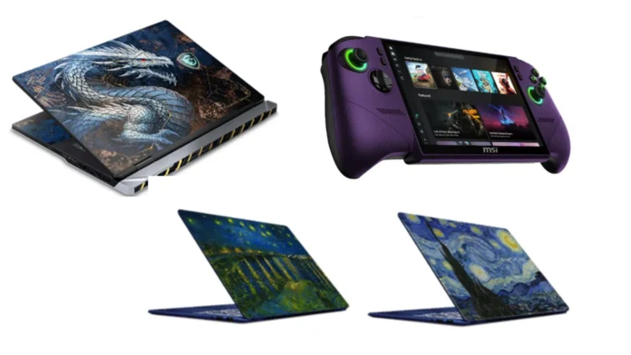MSI Titan 18 HX Dragon Edition, MSI Claw 8 AI+ and Prestige 14 Flip AI+ special edition devices