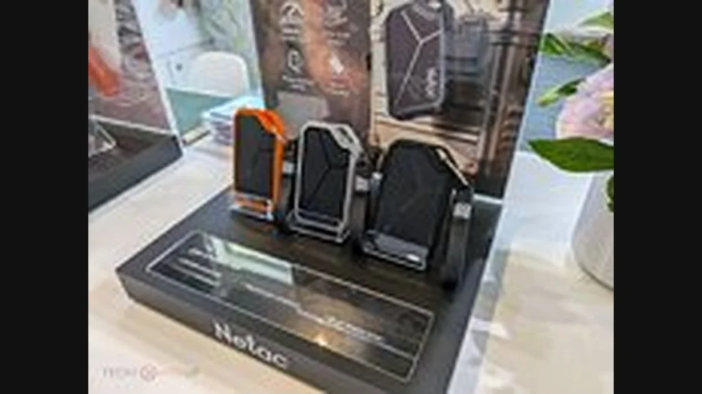 Netac rugged portable SSD models showcased at Computex 2026