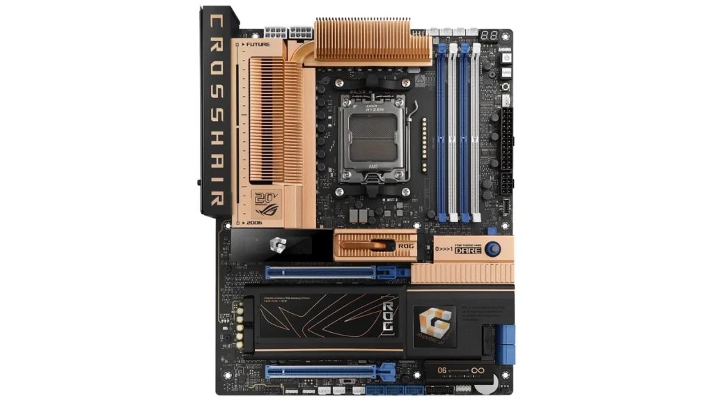 ASUS Releases ROG Crosshair 2006 Anniversary Motherboard in Europe 4 ROG Crosshair 2006 Anniversary Motherboard Angled View