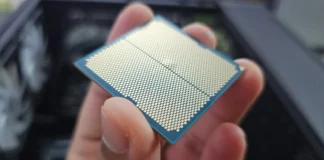 AMD Ryzen 9 9900X CPU Fails with Physical Substrate Swelling Underside contact pads of failed Ryzen 9 9900X CPU showing substrate swelling.