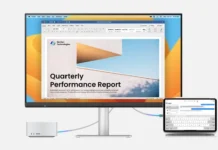 BenQ Releases MA320UG Monitor With 120Hz Refresh Rate to Mac-Focused Displays BenQ MA320UG monitor connected to a compact desktop and tablet, showcasing seamless Apple device integration and productivity features