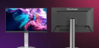 ViewSonic VX24G26J-4K Pairs 4K Resolution and 160Hz Refresh Rate at 23.8 Inches ViewSonic VX24G26J-4K 23.8-inch 4K gaming monitor front view.