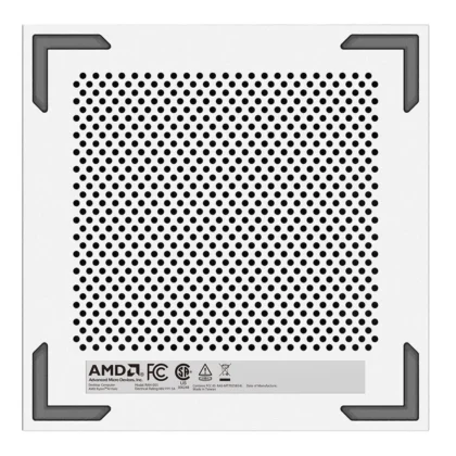 Bottom view of AMD Ryzen AI Halo Developer Platform mini PC chassis