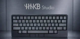 HHKB Launches New Ash Gray Keycap Keyboard for HHKB Studio Front view of the Ash Gray mechanical keyboard with gray keycaps and compact layout