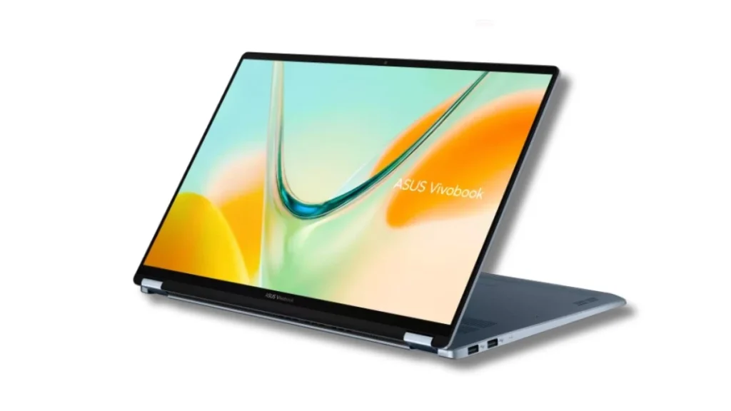 ASUS Launches Zenbook 14 Vivobook S14/S16 Vivobook S14/S16 Flip at Computex 2026 5 ASUS Vivobook S16 Flip TP5608 convertible laptop in flexible 2 in 1 configuration