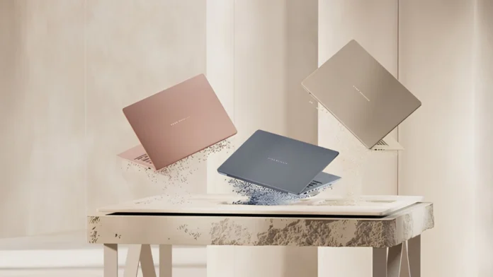 ASUS Zenbook 14 and Vivobook S Series ASUS Zenbook 14 and Vivobook S series laptops showcased at Computex 2026 in multiple color options