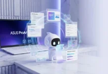 ASUS Launches Zenni Claw Agentic AI Platform for AI PCs ASUS Zenni Claw AI assistant managing schedules, notes, travel planning, and productivity tasks alongside a ProArt laptop