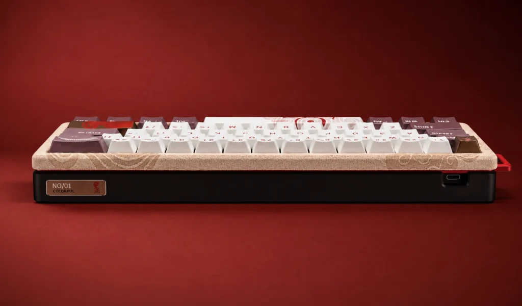 Colorful Chitu MAG-60 Packs TMR Switches and 8K Polling 2 Side profile of the Colorful Chitu MAG-60 magnetic keyboard showing its compact layout and custom design details