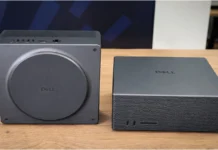 Dell XPS RTX Spark Mini PC Gets Front USB-C Ports and 128GB Memory Dell XPS RTX Spark Mini PC shown beside a larger Dell compact desktop, highlighting the smaller form factor